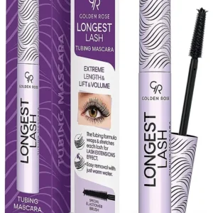 Туш для вій чорна Golden Rose LONGEST Lash Tubing Mascara